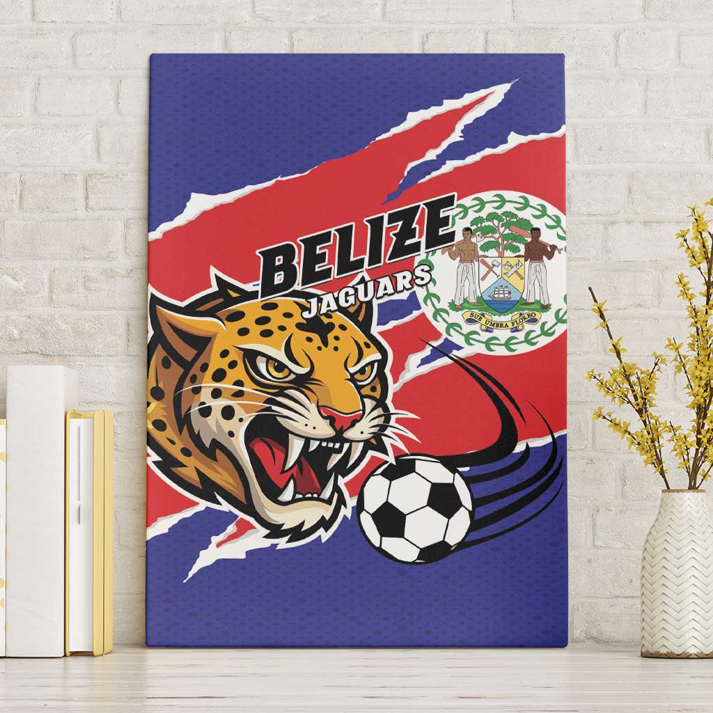 Football Belize Jaguars Canvas Wall Art Team Unbelizeables Jaguars