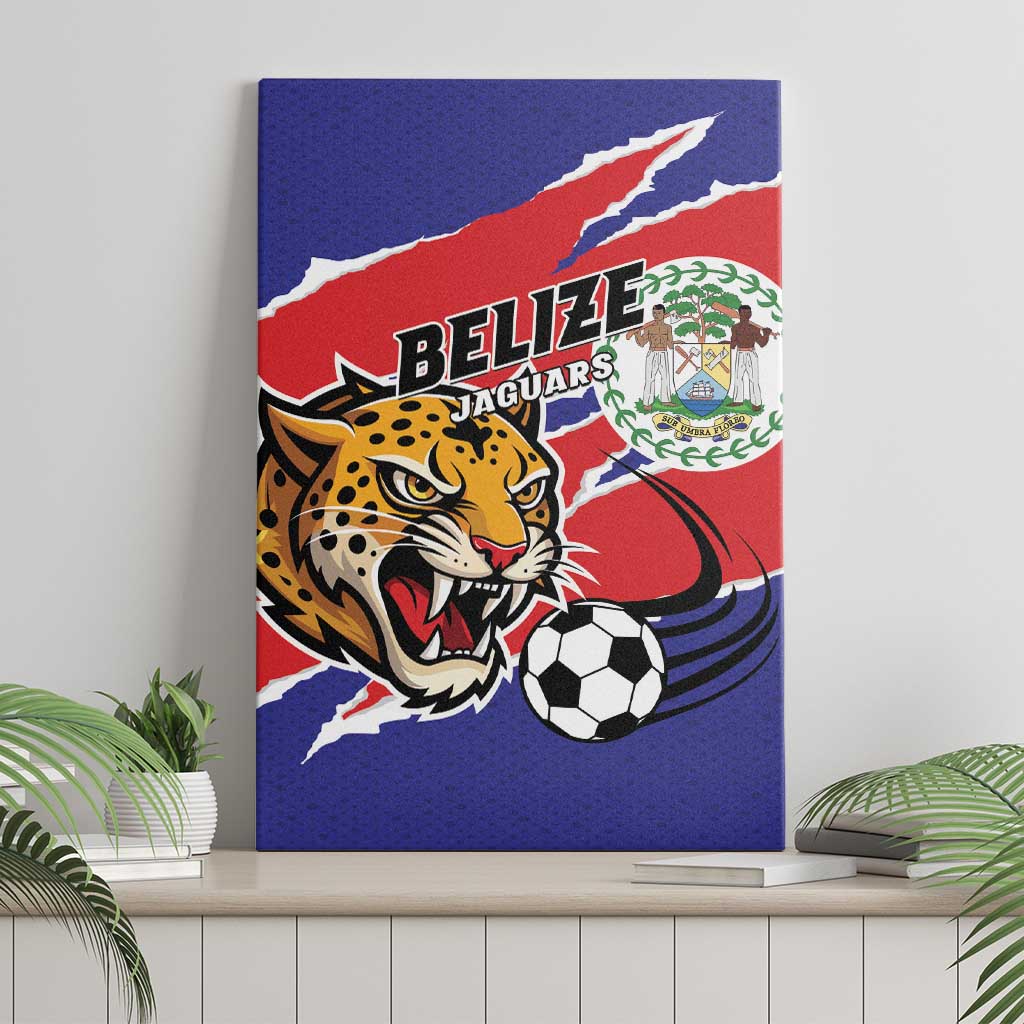 Football Belize Jaguars Canvas Wall Art Team Unbelizeables Jaguars