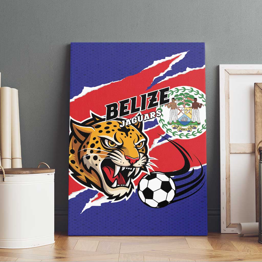 Football Belize Jaguars Canvas Wall Art Team Unbelizeables Jaguars