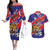 Custom Football Belize Jaguars Couples Matching Off The Shoulder Long Sleeve Dress and Hawaiian Shirt Team Unbelizeables Jaguars