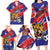 Custom Football Belize Jaguars Family Matching Long Sleeve Bodycon Dress and Hawaiian Shirt Team Unbelizeables Jaguars