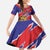 Custom Football Belize Jaguars Family Matching Off Shoulder Maxi Dress and Hawaiian Shirt Team Unbelizeables Jaguars