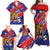 Custom Football Belize Jaguars Family Matching Off Shoulder Maxi Dress and Hawaiian Shirt Team Unbelizeables Jaguars