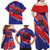 Custom Football Belize Jaguars Family Matching Off Shoulder Maxi Dress and Hawaiian Shirt Team Unbelizeables Jaguars