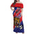 Custom Football Belize Jaguars Family Matching Off Shoulder Maxi Dress and Hawaiian Shirt Team Unbelizeables Jaguars