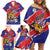 Custom Football Belize Jaguars Family Matching Off Shoulder Short Dress and Hawaiian Shirt Team Unbelizeables Jaguars