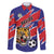 Custom Football Belize Jaguars Family Matching Off Shoulder Short Dress and Hawaiian Shirt Team Unbelizeables Jaguars