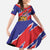 Custom Football Belize Jaguars Family Matching Short Sleeve Bodycon Dress and Hawaiian Shirt Team Unbelizeables Jaguars