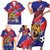 Custom Football Belize Jaguars Family Matching Short Sleeve Bodycon Dress and Hawaiian Shirt Team Unbelizeables Jaguars