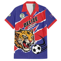 Custom Football Belize Jaguars Family Matching Short Sleeve Bodycon Dress and Hawaiian Shirt Team Unbelizeables Jaguars