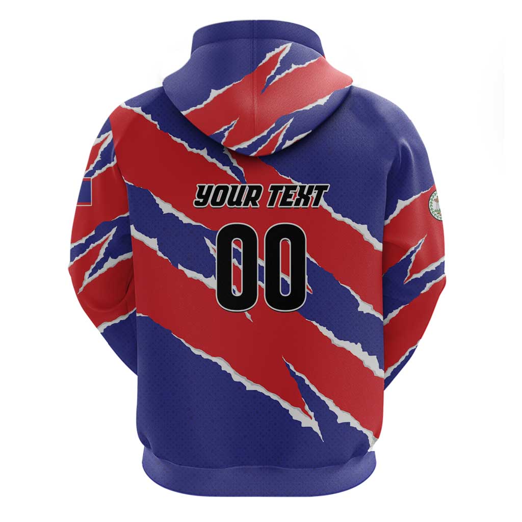 Custom Football Belize Jaguars Hoodie Team Unbelizeables Jaguars