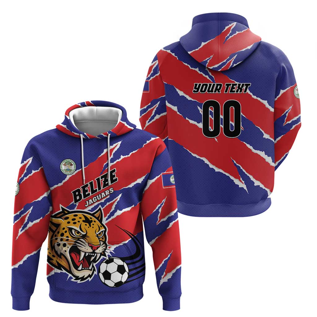 Custom Football Belize Jaguars Hoodie Team Unbelizeables Jaguars