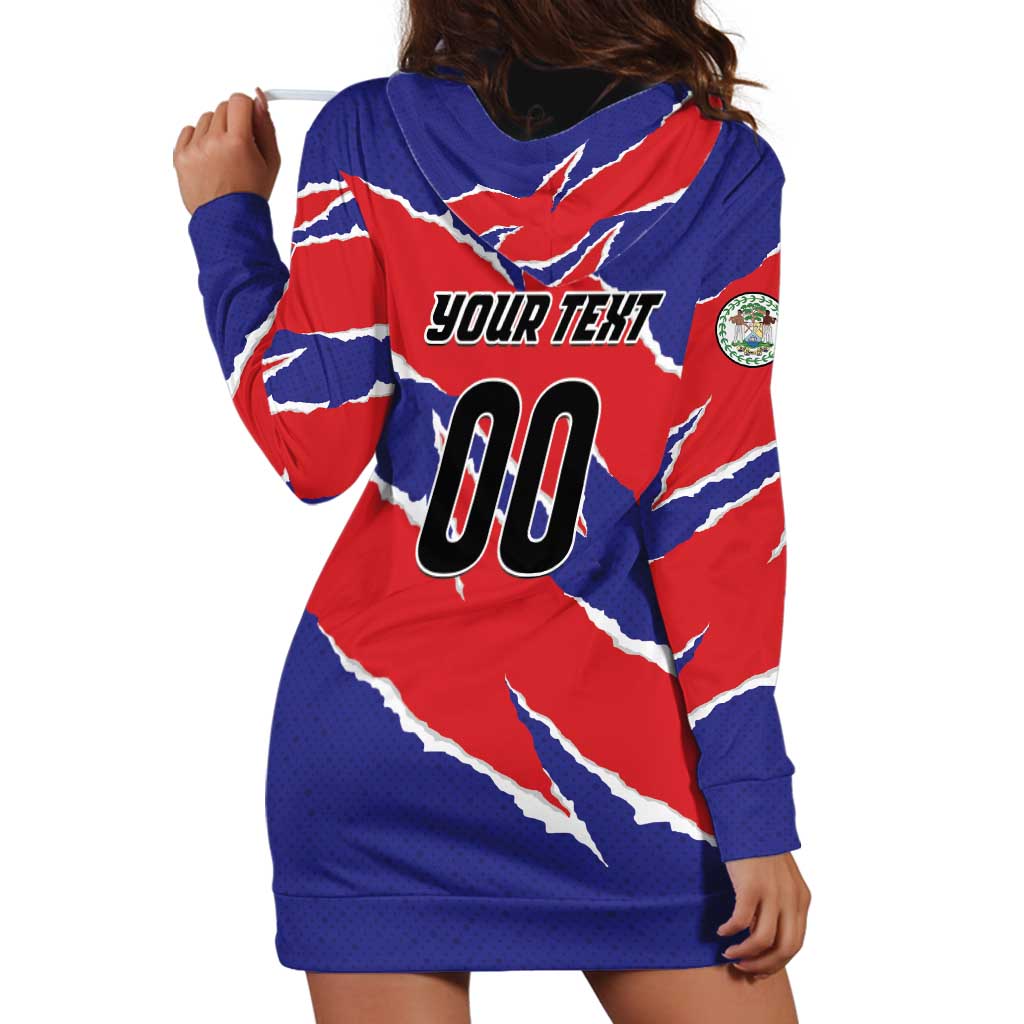 Custom Football Belize Jaguars Hoodie Dress Team Unbelizeables Jaguars