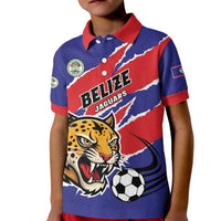Custom Football Belize Jaguars Kid Polo Shirt Team Unbelizeables Jaguars