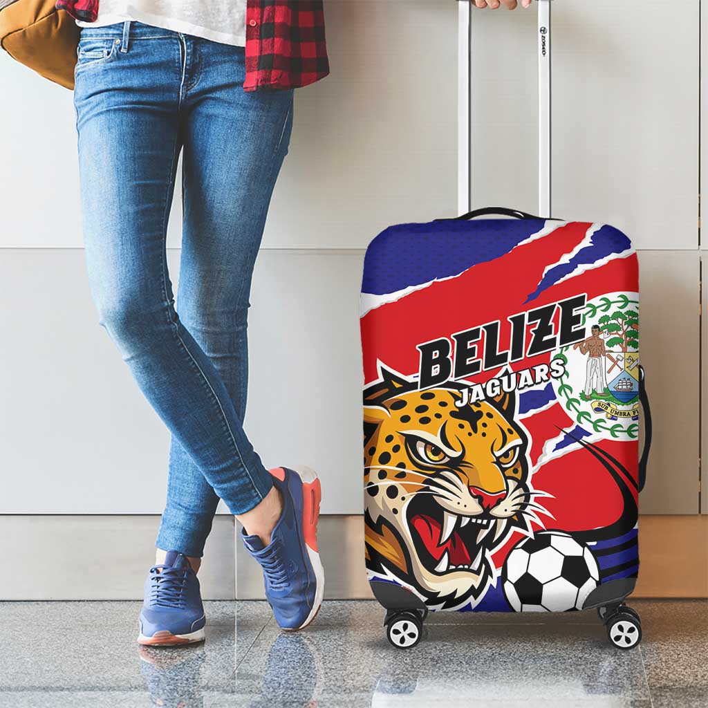 Football Belize Jaguars Luggage Cover Team Unbelizeables Jaguars