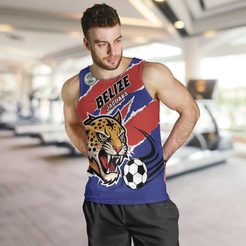 Custom Football Belize Jaguars Men Tank Top Team Unbelizeables Jaguars