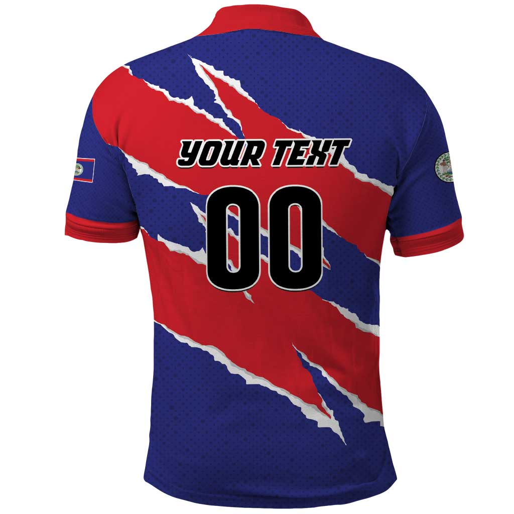 Custom Football Belize Jaguars Polo Shirt Team Unbelizeables Jaguars