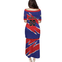 Custom Football Belize Jaguars Puletasi Team Unbelizeables Jaguars