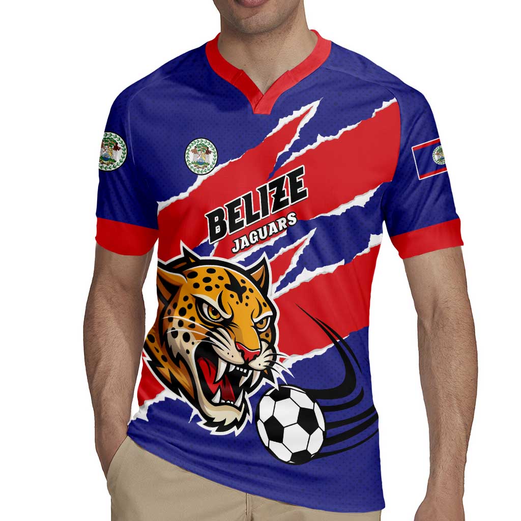 Custom Football Belize Jaguars Rugby Jersey Team Unbelizeables Jaguars