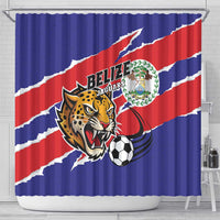 Football Belize Jaguars Shower Curtain Team Unbelizeables Jaguars