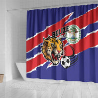 Football Belize Jaguars Shower Curtain Team Unbelizeables Jaguars