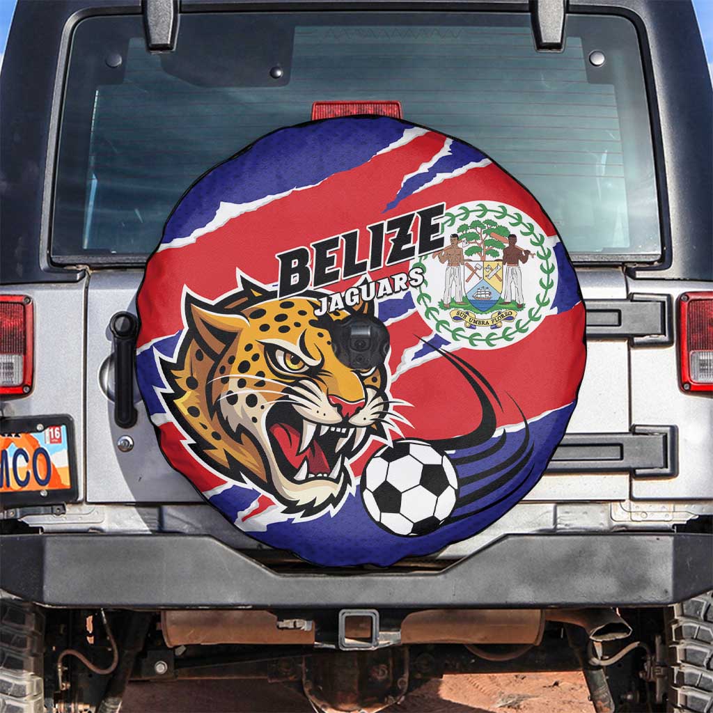 Football Belize Jaguars Spare Tire Cover Team Unbelizeables Jaguars