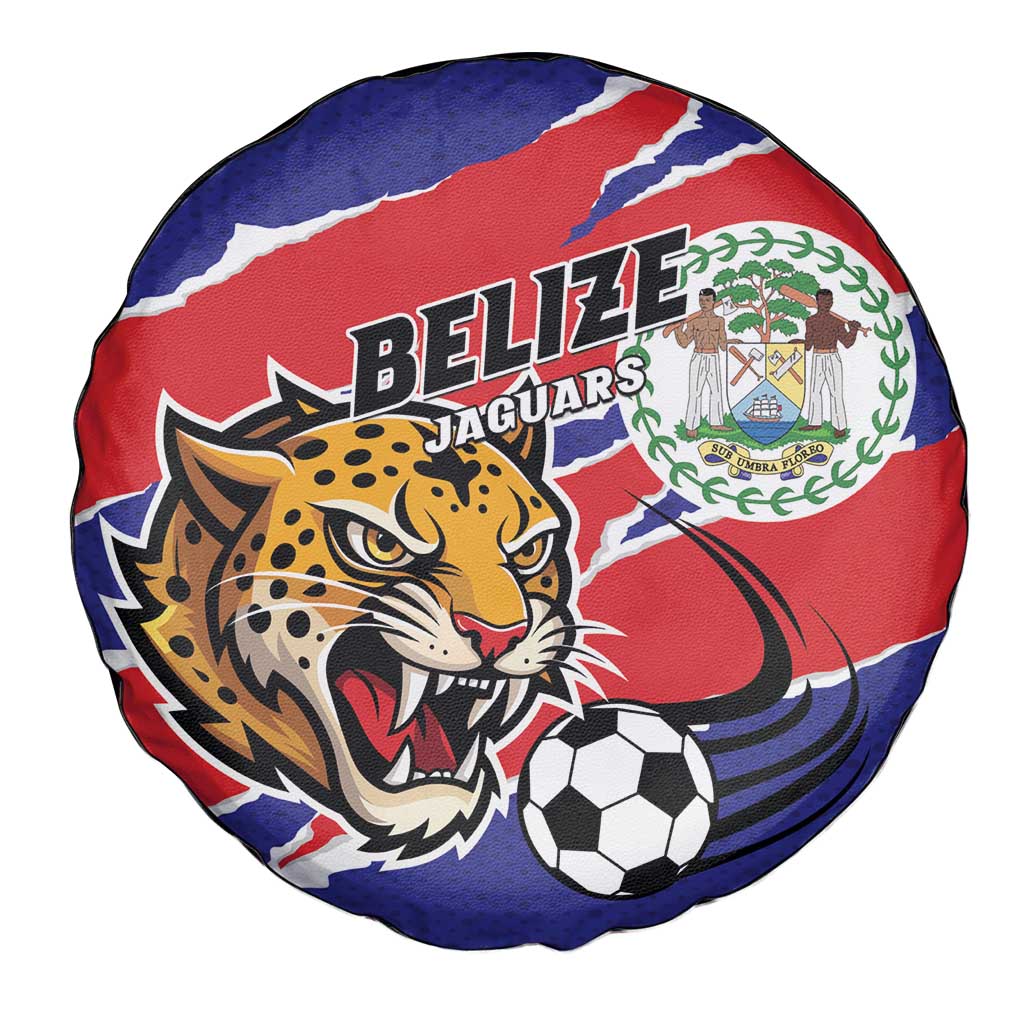 Football Belize Jaguars Spare Tire Cover Team Unbelizeables Jaguars