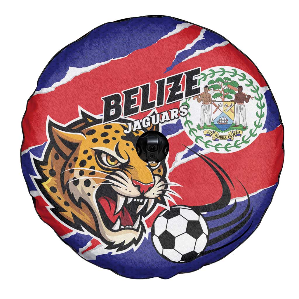 Football Belize Jaguars Spare Tire Cover Team Unbelizeables Jaguars