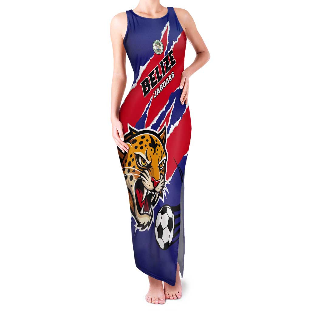 Custom Football Belize Jaguars Tank Maxi Dress Team Unbelizeables Jaguars