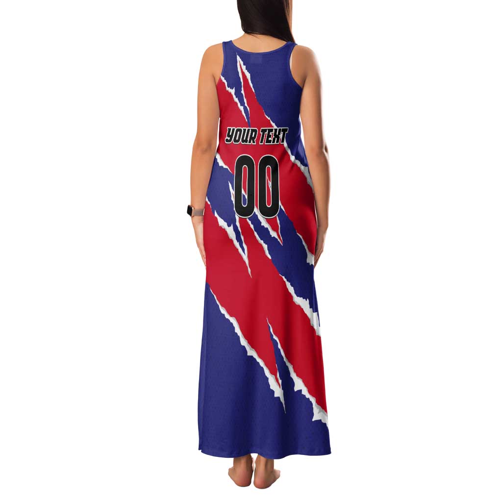 Custom Football Belize Jaguars Tank Maxi Dress Team Unbelizeables Jaguars