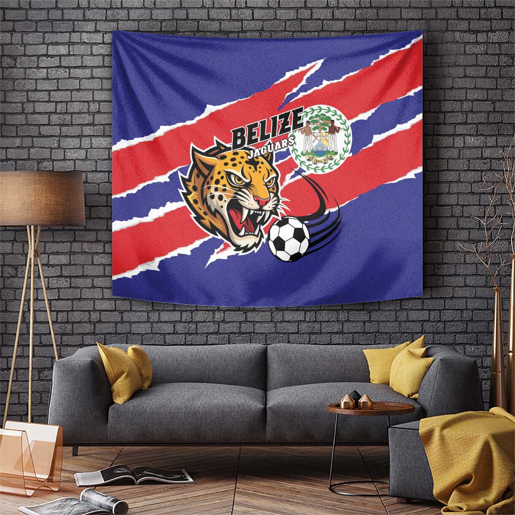 Football Belize Jaguars Tapestry Team Unbelizeables Jaguars