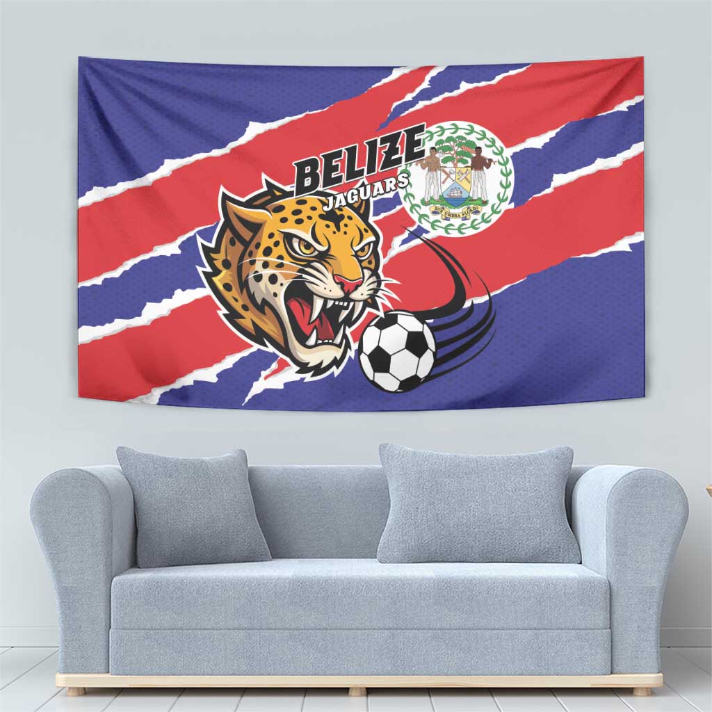 Football Belize Jaguars Tapestry Team Unbelizeables Jaguars