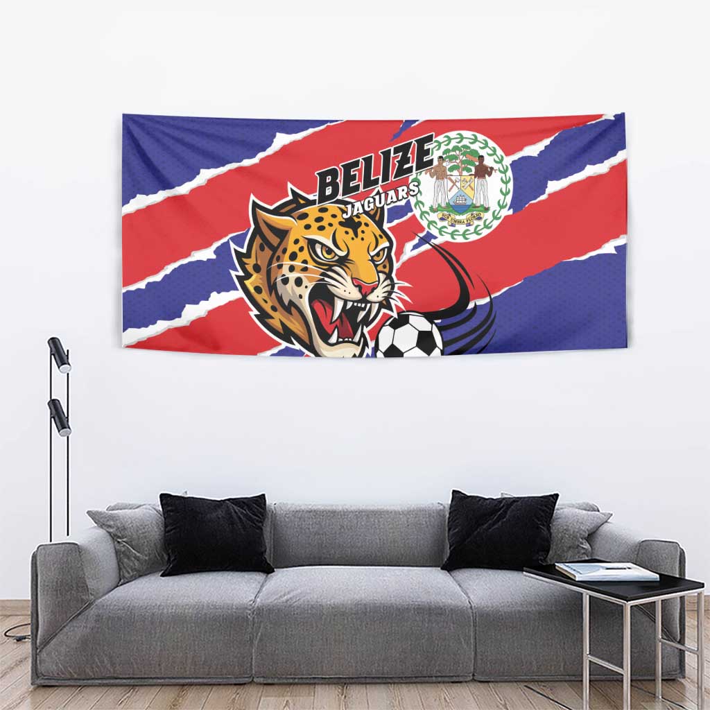 Football Belize Jaguars Tapestry Team Unbelizeables Jaguars