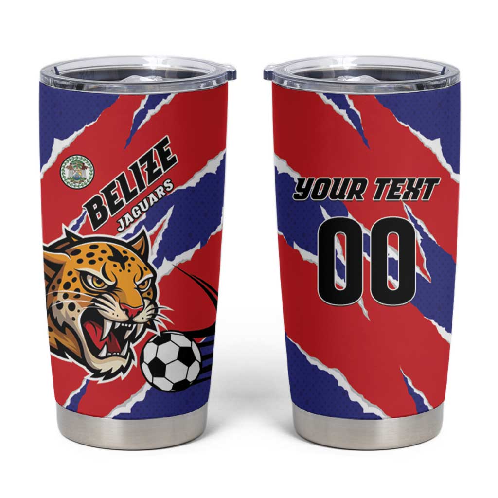 Custom Football Belize Jaguars Tumbler Cup Team Unbelizeables Jaguars