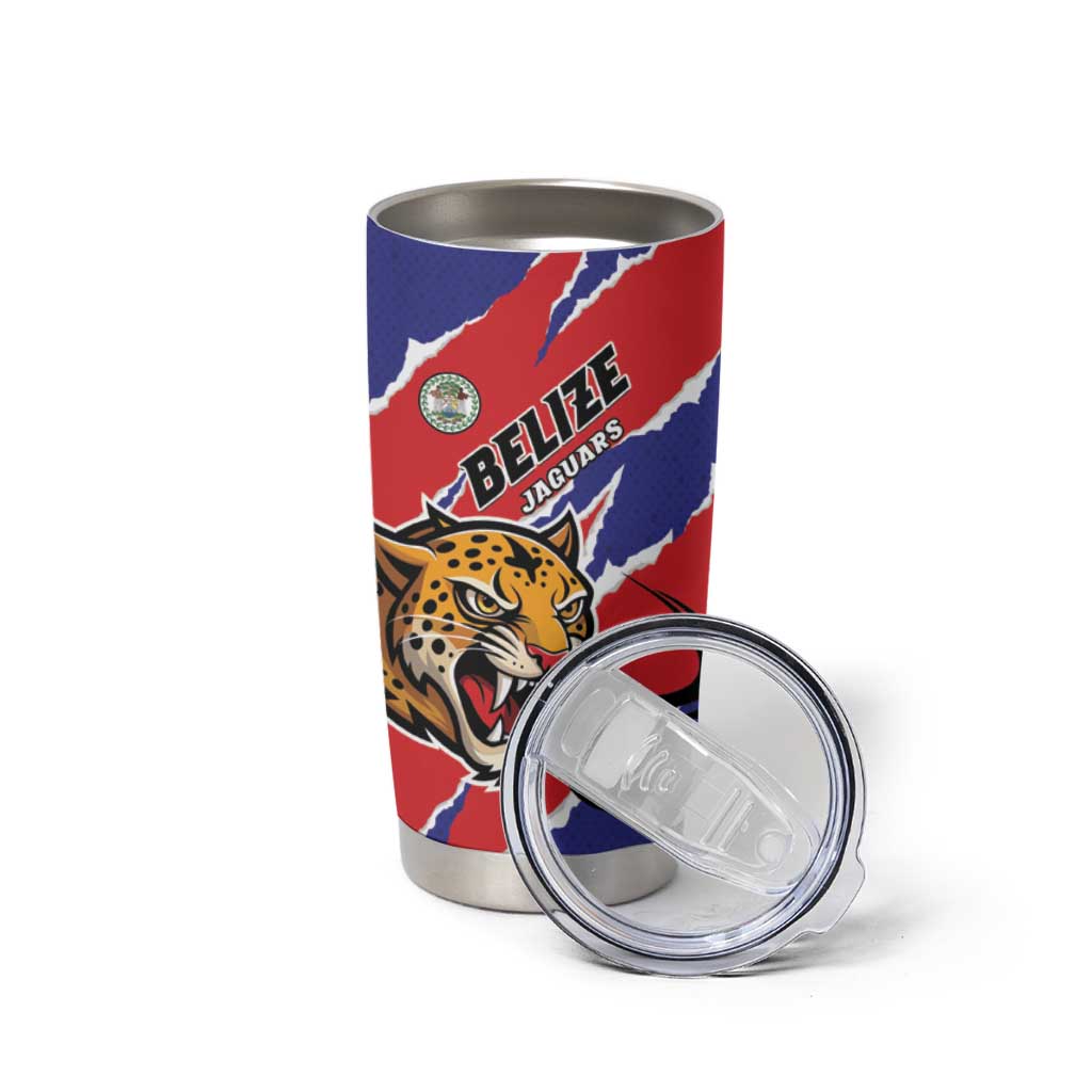 Custom Football Belize Jaguars Tumbler Cup Team Unbelizeables Jaguars