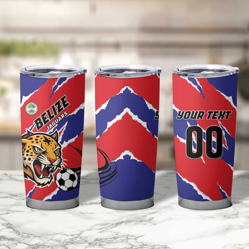 Custom Football Belize Jaguars Tumbler Cup Team Unbelizeables Jaguars