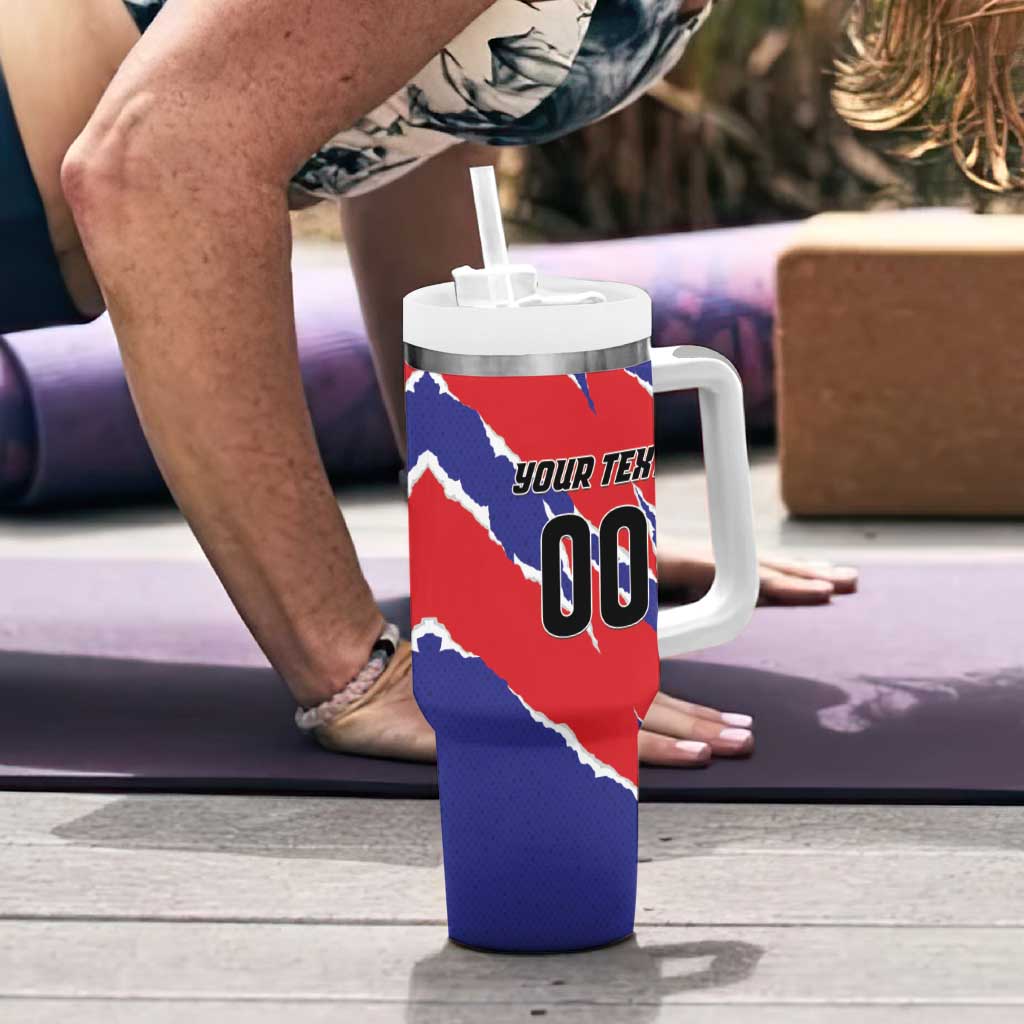 Custom Football Belize Jaguars Tumbler With Handle Team Unbelizeables Jaguars