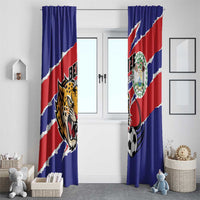 Football Belize Jaguars Window Curtain Team Unbelizeables Jaguars