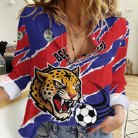 Custom Football Belize Jaguars Women Casual Shirt Team Unbelizeables Jaguars