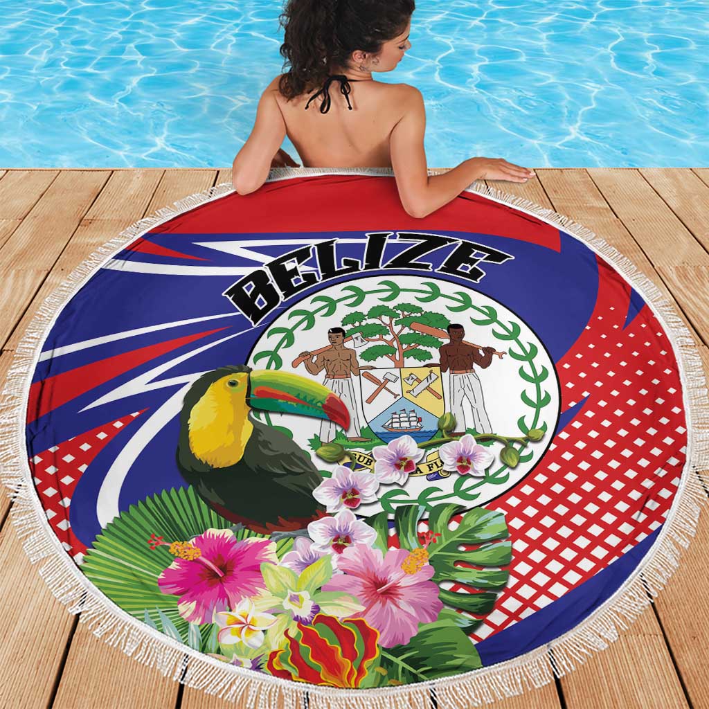 Belize Toucan Beach Blanket Sub umbra floreo