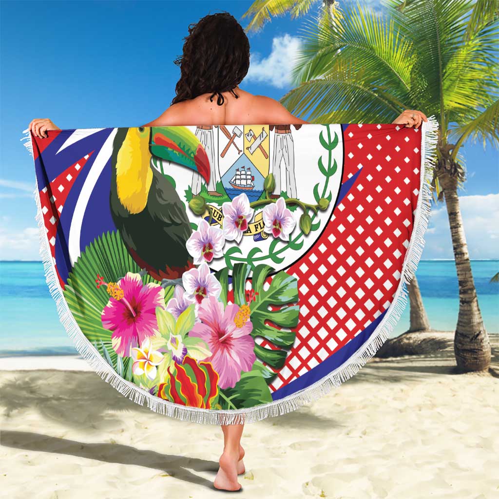 Belize Toucan Beach Blanket Sub umbra floreo