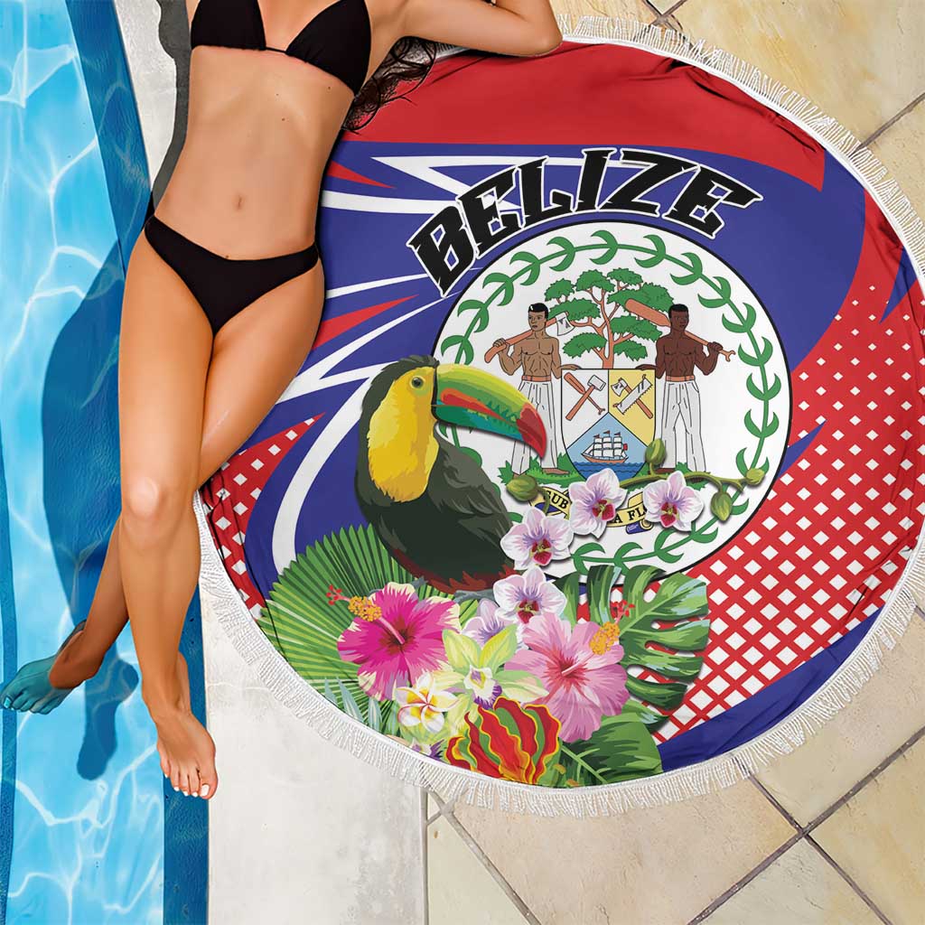 Belize Toucan Beach Blanket Sub umbra floreo