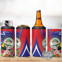 Personalized Belize Toucan 4 in 1 Can Cooler Tumbler Sub umbra floreo