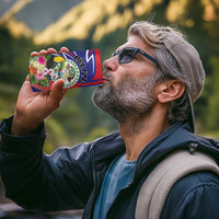 Personalized Belize Toucan 4 in 1 Can Cooler Tumbler Sub umbra floreo