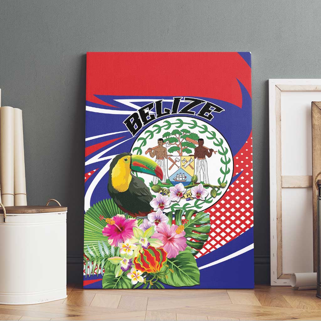 Belize Toucan Canvas Wall Art Sub umbra floreo