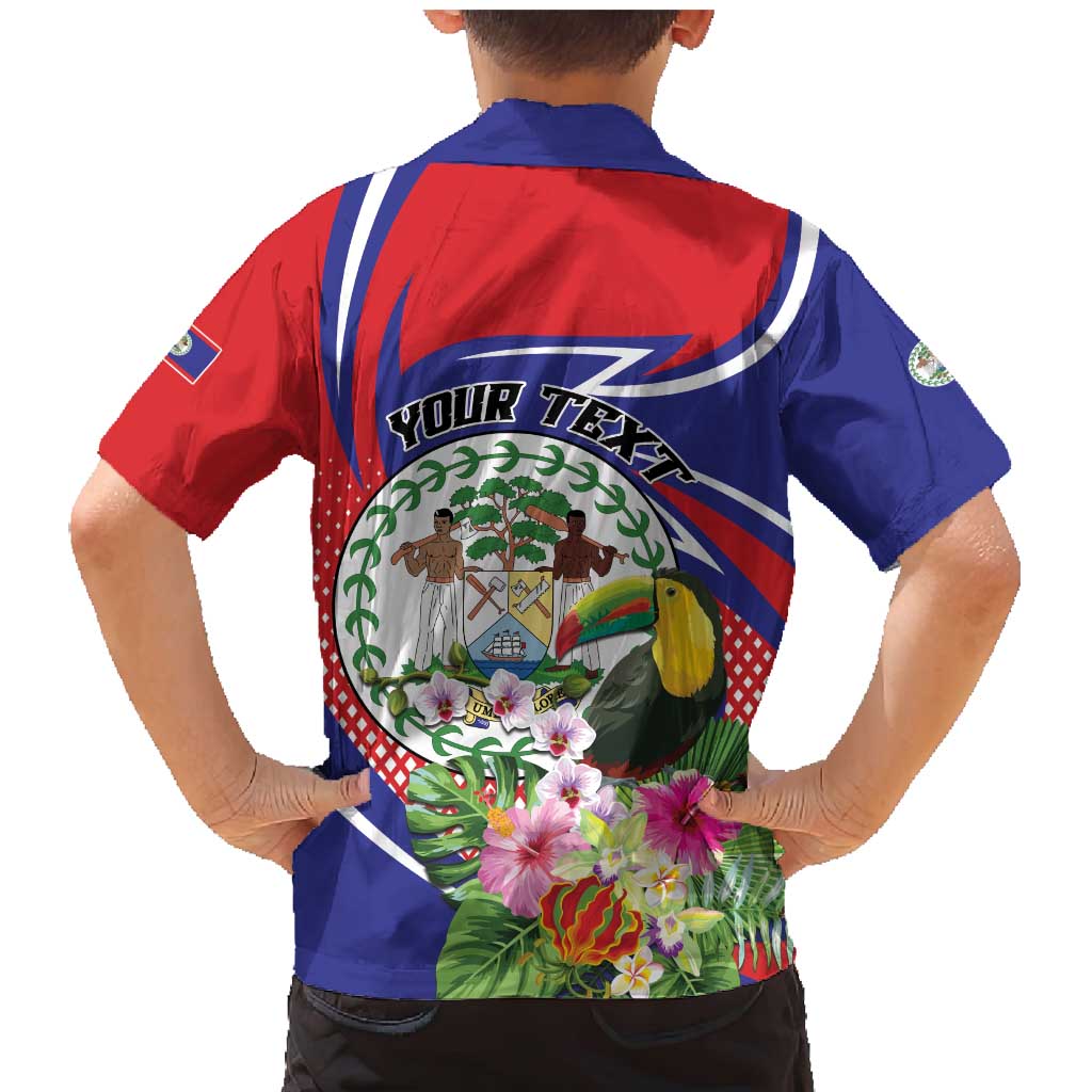 Personalized Belize Toucan Family Matching Mermaid Dress and Hawaiian Shirt Sub umbra floreo