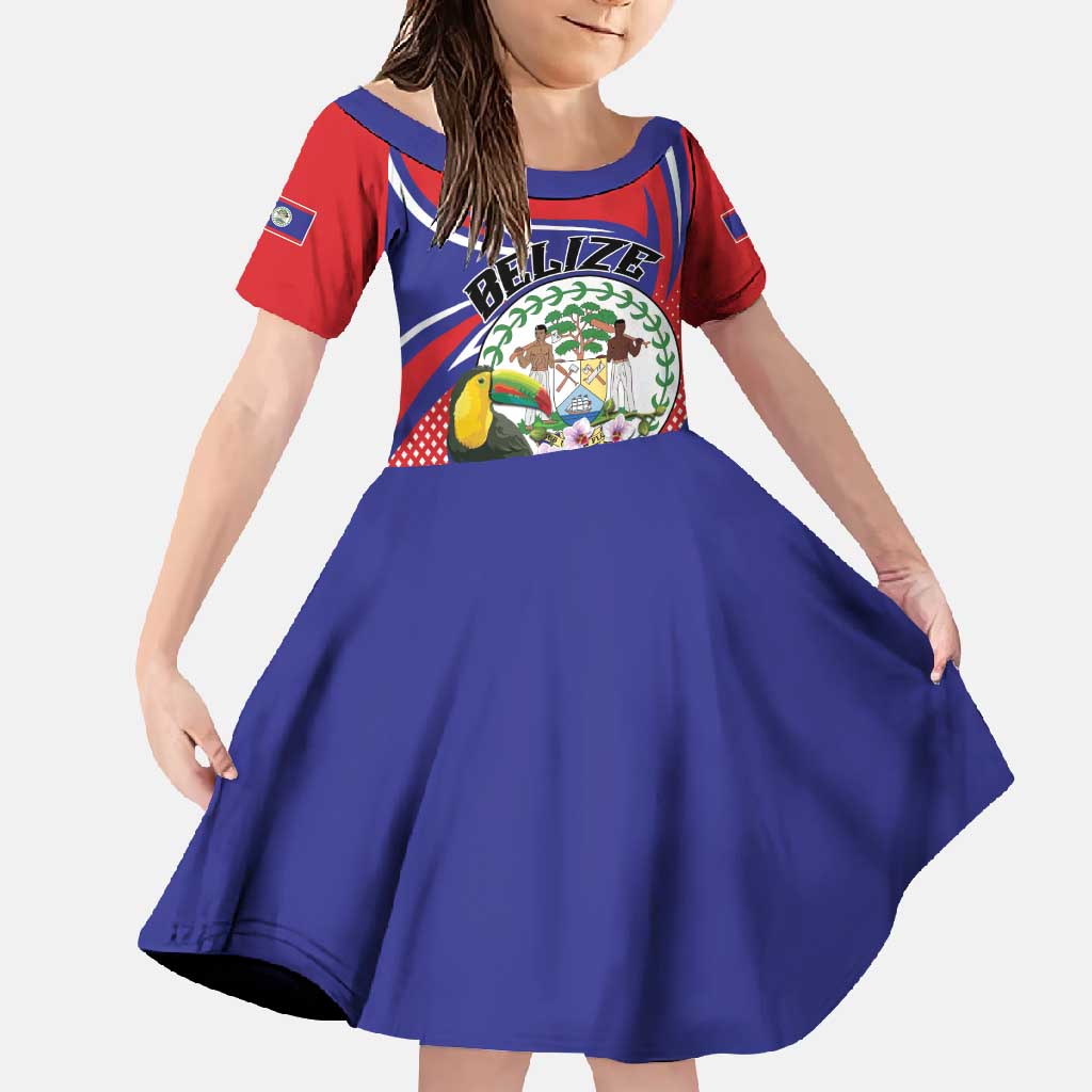 Personalized Belize Toucan Family Matching Off Shoulder Maxi Dress and Hawaiian Shirt Sub umbra floreo