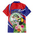 Personalized Belize Toucan Family Matching Off Shoulder Short Dress and Hawaiian Shirt Sub umbra floreo