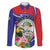 Personalized Belize Toucan Family Matching Off Shoulder Short Dress and Hawaiian Shirt Sub umbra floreo