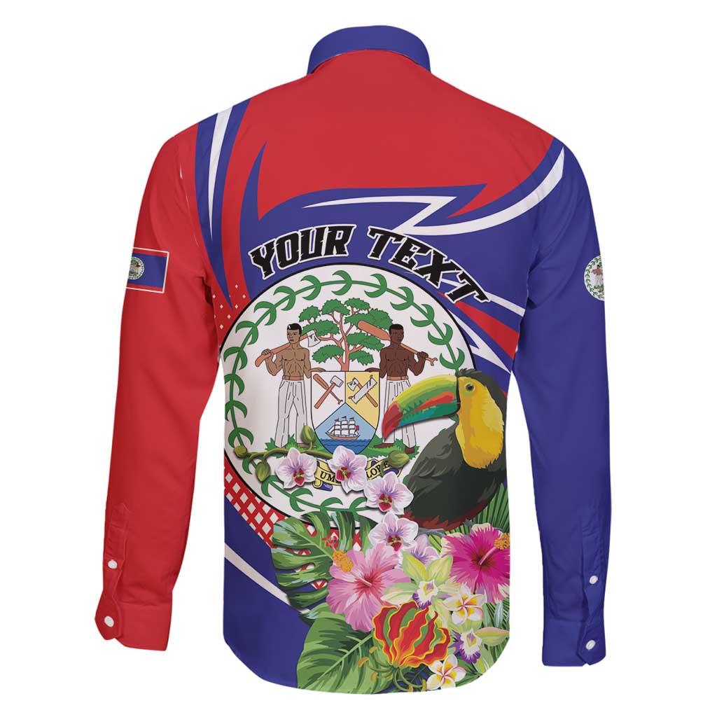 Personalized Belize Toucan Family Matching Off Shoulder Short Dress and Hawaiian Shirt Sub umbra floreo